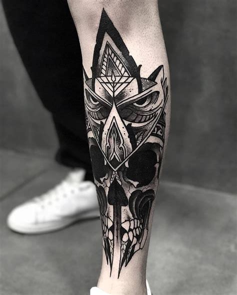 Skull Geometric Tattoo Images - The Style Inspiration