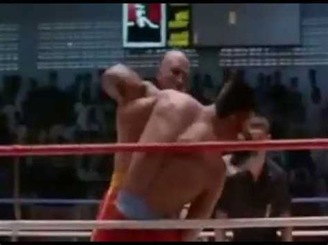 Tong Po fight - kickboxer 1989 - YouTube