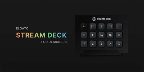 Elgato Stream Deck for Designers • Mockup & Icons | Figma