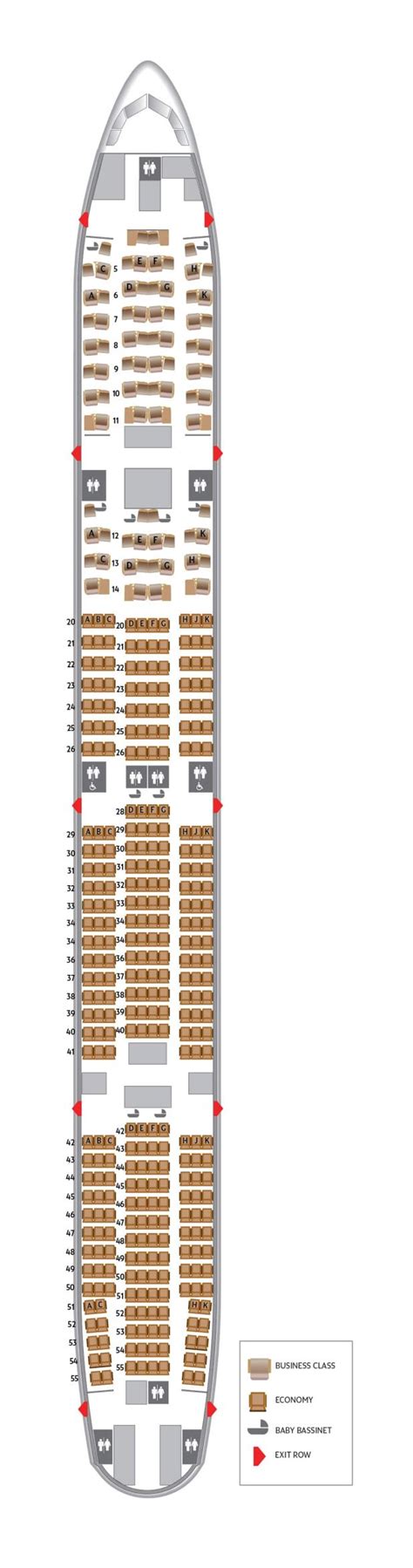 Seating Plan For Boeing 777 300er Jet Etihad | Brokeasshome.com