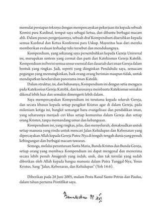 Compendium katekismus gereja katolik | PDF