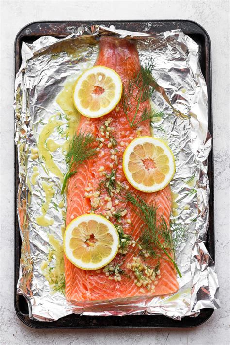 Salmon Marinade (with lemon and dill) - Fit Foodie Finds