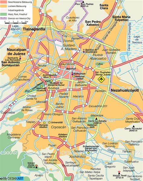 Mapas da Cidade do México | MapasBlog