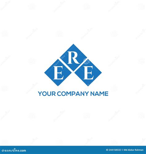 ERE Letter Logo Design on White Background. ERE Creative Initials Letter Logo Concept. ERE ...