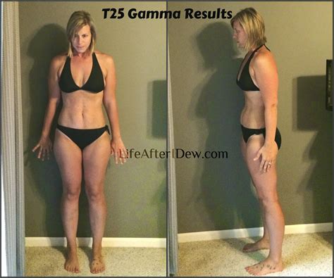 Life After I "Dew": T25 Gamma Results {and then I'll never talk about T25 again}