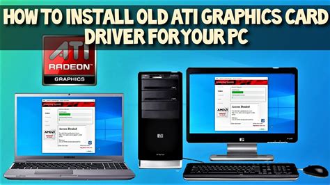 How To Install AMD Radeon Graphics Card Drivers In Windows 10 For Older ...