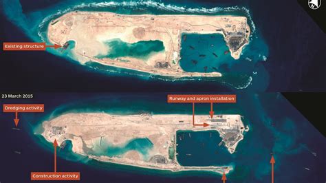 China 'building runway in disputed South China Sea island' - BBC News