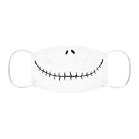 Jack Skellington Face Mask, Spooky Face Cover - What Devotion - Coolest ...