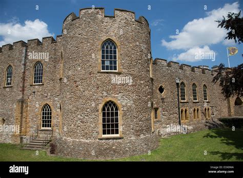 Taunton Castle Taunton Somerset England UK Stock Photo - Alamy