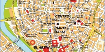 Seville map - Maps Seville (Andalusia - Spain)