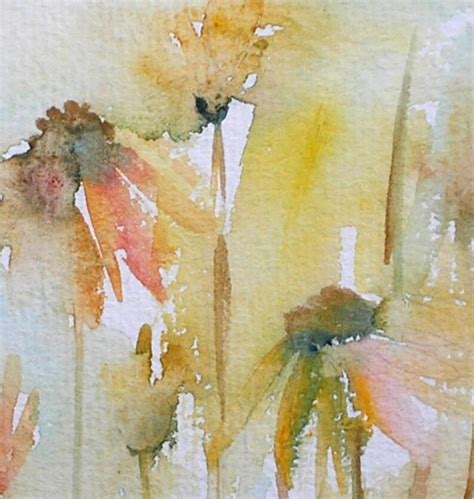 Watercolour Painting ORANGE DAISIES Original Art by Artist - Etsy