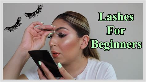 How To Put Fake Lashes - YouTube