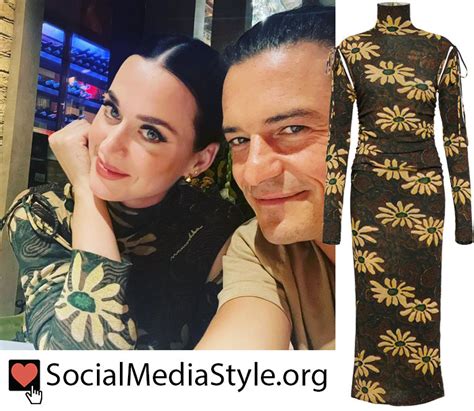 Katy Perry's floral print dress