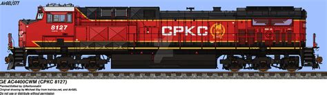 CPKC Paint Scheme Design (CP AC4400CWM 8127) by Railfanmatt4 on DeviantArt