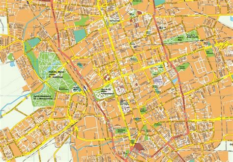 Lodz EPS map. EPS Illustrator Map | Vector World Maps