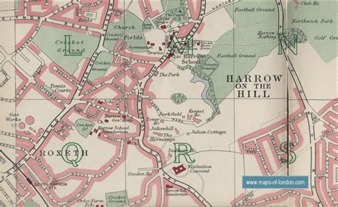 Map of Harrow, London