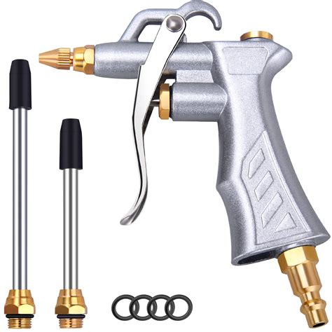 Buy JASTIND Industrial Air Blow with Brass Adjustable Air Flow Nozzle and 2 Steel Extension ...