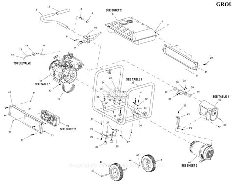 Generac Gp5500 Parts Diagram