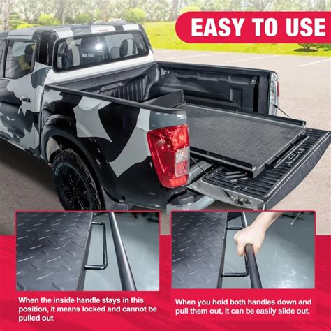 Kreboc 65''X49'' Durable Truck Bed Slides -Out Tray - Robust Cargo ...