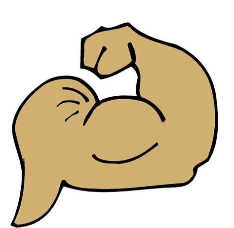 clipart muscle man cartoon - Clip Art Library