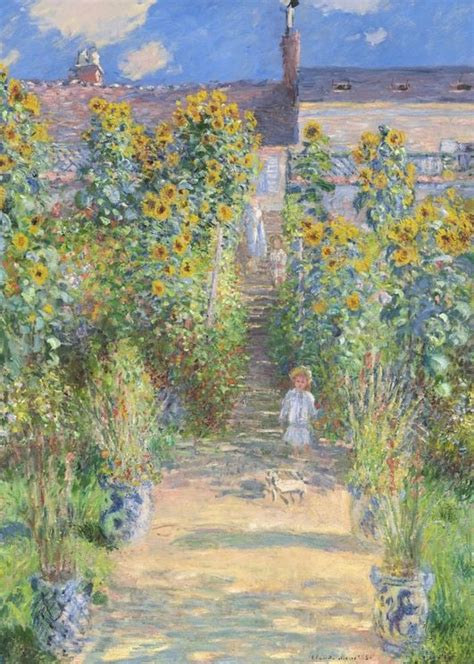 Purchase The Artist's Garden At Vétheuil By Monet Poster Online ...