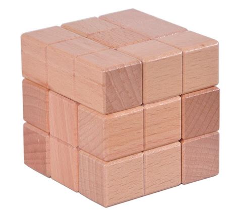 Wooden Soma Cube ---- marvelous brain teaser puzzle