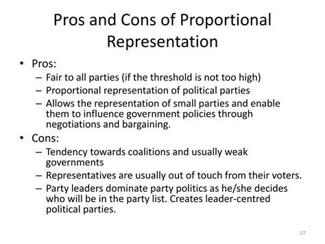 Pros And Cons Of Proportional Representation Pros An Cons | Images and ...