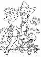 Rugrats color page  Coloring pages For Kids Cartoon Characters sketch template