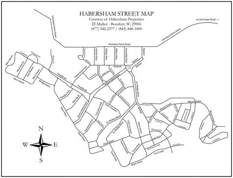 Habersham, SC | Beaufort Real Estate | Waterfront Living | Street map, Beaufort, Beaufort sc