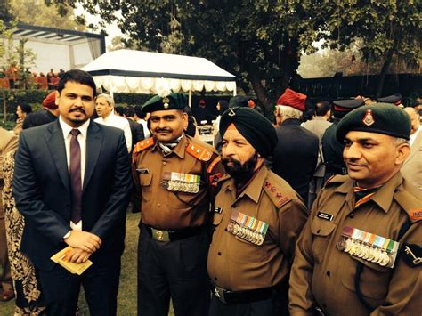 Param Vir Chakra awardees of the Indian army with journalist Shiv Aroor ...