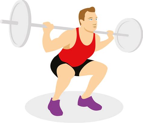 Free Weight Lifting Clipart