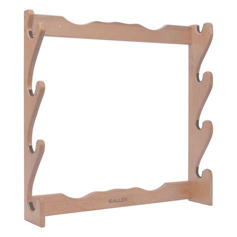 Allen Company Wood 3 Gun Wall Mount Wall Gun Rack, Rifle & Shotgun ...