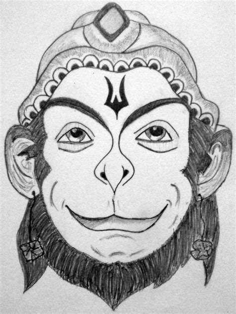 Pencil Sketch Of God Hanuman : Hanuman Hanumanji | Bodegawasuon