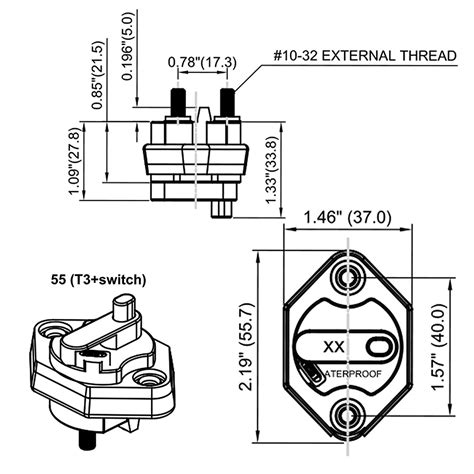 2019 Circuit Breaker,Auto Car Fuse Holder 20 Amp Circuit Breaker Trolling With Manual Reset, 12V ...