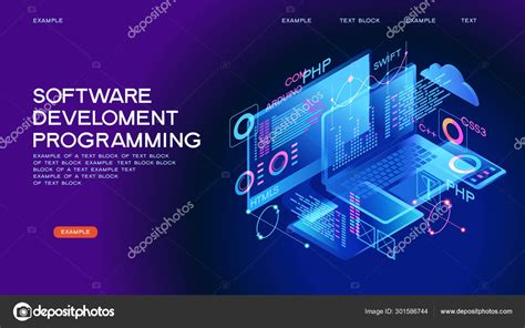 Programming web banner Stock Vector Image by ©VLADGRIN #301586744