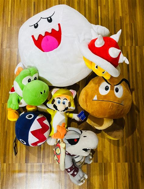 Super Mario Bros. plushies, Hobbies & Toys, Toys & Games on Carousell