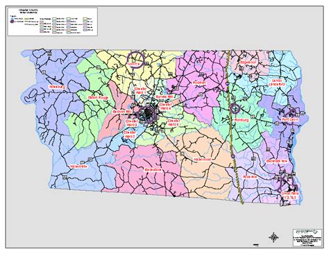 2018 Voting Districts — Chester County South Carolina