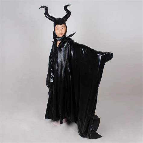 Kids maleficent cospaly costume maleficent Angelina Jolie dress outfit ...