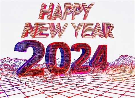 New Year 2024, Greeting Card Free Stock Photo - Public Domain Pictures