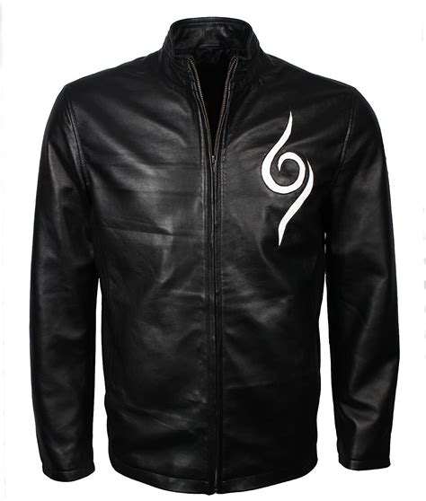 Mens Naruto Animated Series Fashion Leather Jacket - A2 Jackets