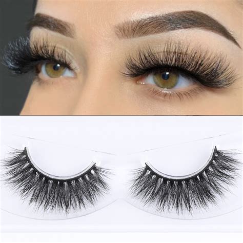 Arison Mink Lashes Natural Look False Natural Wispy Lashes Fake False Eyelashes 3d Natural ...