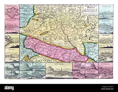 Map of Hungary, vintage engraving Stock Photo - Alamy