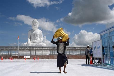 Huge Buddha statue a fig leaf for Myanmar junta atrocities, critics say ...