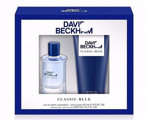 David Beckham Classic Blue Gift set for Men 40ml EDT+Shower gel - faureal