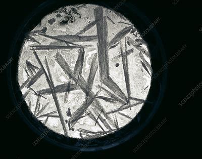 Potassium nitrate crystals - Stock Image - A710/0034 - Science Photo ...