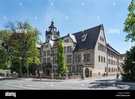 Main building, Friedrich Schiller University, Jena, Thuringia, Germany Stock Photo - Alamy