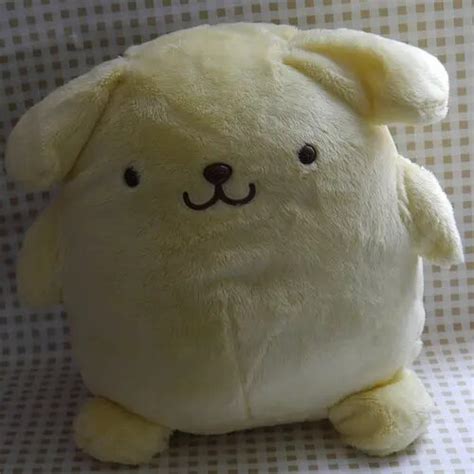 IN HAND HELLO KITTY FRIENDSHIP HAPPY Pom Pom Purin VERSION 12" 30cm LARGE Stuffed Animal PLush ...