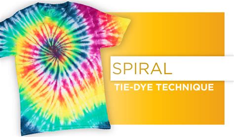 Spiral tie-dye technique | Tie Dye Your Summer