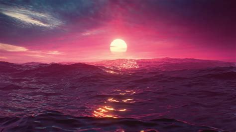 Ocean Sunset Ambience Live Wallpaper - SetLivewallpaper