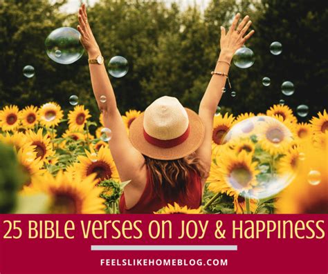 25 Bible Verses on Joy & Happiness - Feels Like Home™